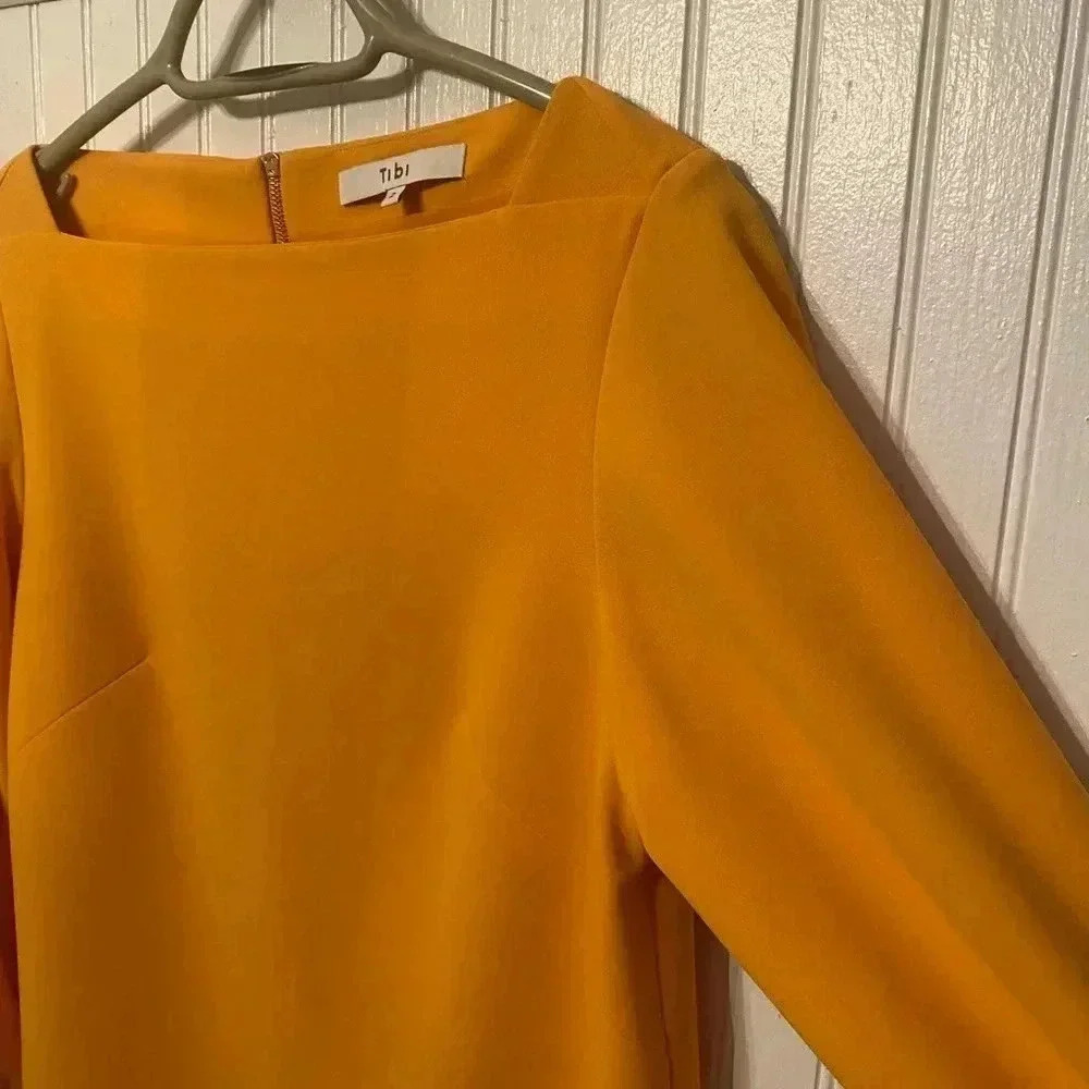 Tibi Boat Neck Shift Dress - Picture 2 of 12